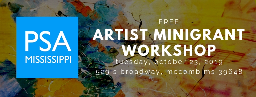 Thumbnail for the post titled: Free Artist Minigrant Workshop