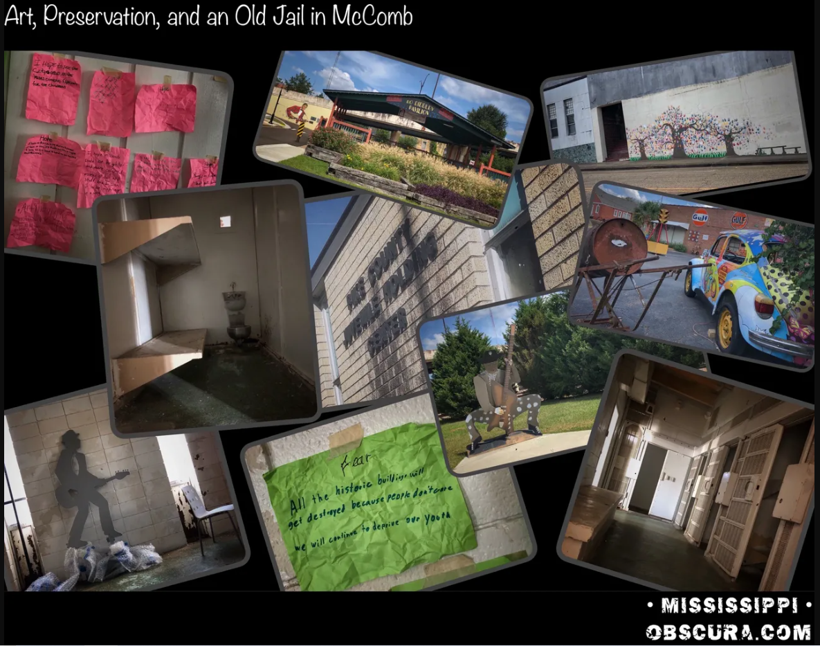 Thumbnail for the post titled: Art, Preservation, and an Old Jail in McComb
